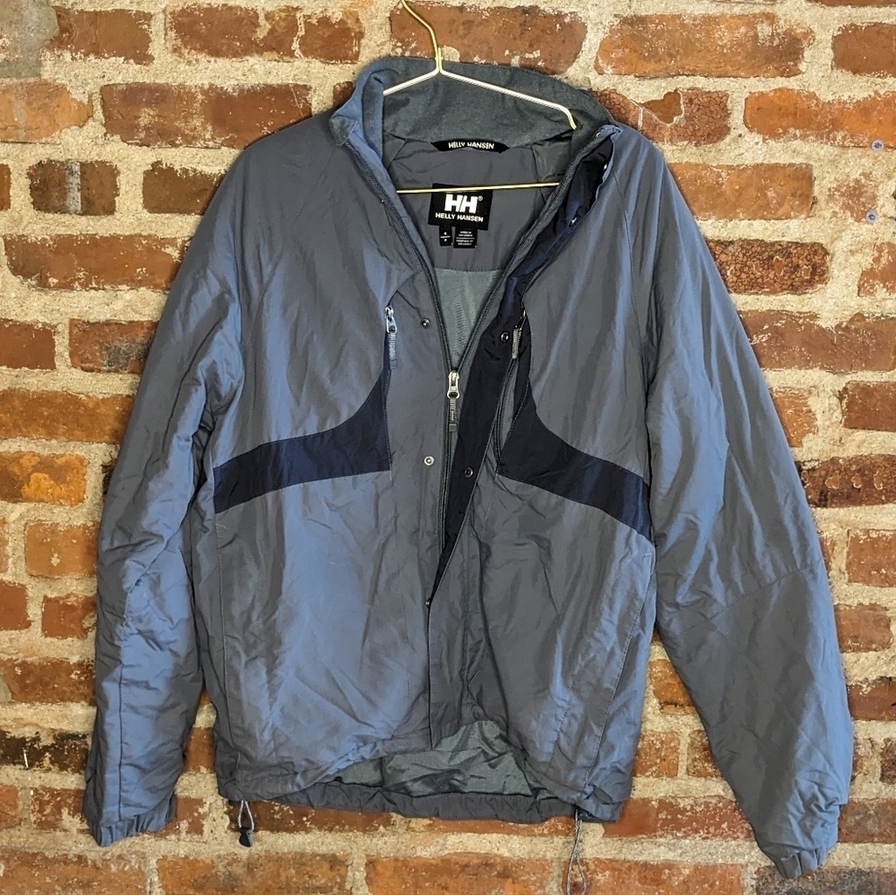Helly Hansen Small Blue-ish Gray‎ Coat w/ Adjustable Waist